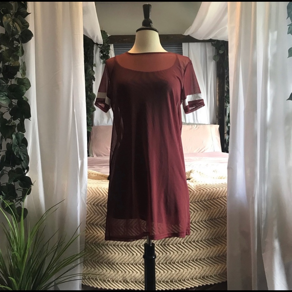 Tee Mesh Dress